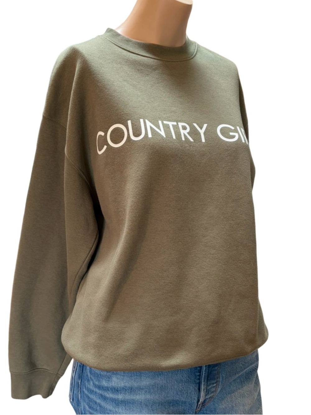 Brunette the Label x Monika Hibbs Country Girl Crewneck S/M